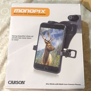 Carson Monopix Monocular with Smartphone Adapter
